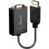 Bild von Lindy DisplayPort zu VGA (VGA, 15 cm), Data + Video Adapter, Schwarz
