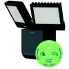 Bild von Theben, Fassadenbeleuchtung, theLeda S17-100L BK (1800 lm)