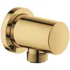Bild von Grohe, Duscharmatur + Badewannenarmatur, Wandanschlussbogen Rainshower 1/2Zoll, runde Rosette cool sunrise