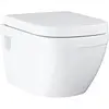 Bild von Grohe, Toilette + Bidet, Wand-Tiefspül-WC-Set Euro Keramik spülrandlos alpinweiss