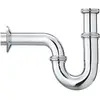 Bild von Grohe, Siphon, Röhren-Geruchverschluss 1 1/4Zoll, für Waschtische chrom (Flaschensiphon, 1 1/4")