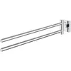 Bild von Grohe, Handtuchhalter + Handtuchhaken, Start Cube QuickFix Handtuchhalter, 2-armig, klebbar, chrom