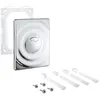 Bild von Grohe, Betätigungsplatte, Surf Betätigungsplatte, senkrechte und waagerechte Montage, 2-Mengen-Betätigung, chrom