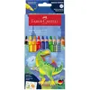 Bild von Faber-Castell, Malstifte, Farbstiftetui 8+2ST Dino Jumbo Grip (10x)