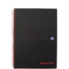 Bild von Oxford, Heft + Block, Black 'n Red (A4, Kariert, Harter Einband)