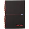 Bild von Oxford, Heft + Block, Spiralbuch Black 'n Red (A5, Kariert, Harter Einband)