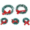Bild von Rayher, Geschenkverpackung, Miniatur Weihnachtskränze, 5 Stück, Ø 3 + 5 cm (5x)