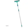 Bild von Leifheit Fensterwischer Window & Frame Cleaner L micro duo Telescope 210, Reinigungsutensil, Grün