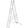 Bild von Hailo, Leiter + Gerüst, S110 Pro, Mehrzweckleiter 2-teilig, 2 x 12 Sprossen (Mehrzweckleiter)