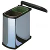 Bild von Hailo Abfallsammler 3416101, Abfalleimer, Silber, Schwarz