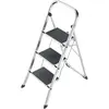 Bild von Hailo, Leiter + Gerüst, K70 StandardLine, Aluminium-Trittleiter, 3 Stufen (Stehleiter, 106 cm)