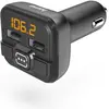 Bild von Hama FM-Transmitter mit AUX-IN + USB-IN, Auto Adapter, Schwarz