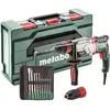 Bild von Metabo, Bohrmaschine + Akkuschrauber, SDS-Plus Multihammer UHEV 2860-2 Quick Set +Bohrer-/Meisselsatz (10-tlg.) (Bohrhammer)