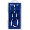 Bild von Staedtler Schnellverstellzirkel Mitteltriebsspindel, Stifthalter, Zirkel, Silber, Blau