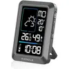 Bild von Kienzle Funk DCF Wetterstation Kompakt, Wetterstation, Grau, Silber