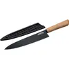 Bild von Nirosta Kochmesser Flow Fair schwarz, Klinge: 20,5 cm, Küchenmesser, Schwarz