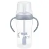 Bild von NUK, Babyflasche, Perfect Match Trinklernflasche 260 ml Pinguin mit Strohhalm (260 ml)