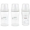 Bild von NUK, Babyflasche, Perfect Match 3er Flaschen Set PP 260ml Regenb. / Schafe (260 ml)