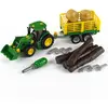 Bild von Theo Klein John Deere Traktor mit Holz- und Heuwagen