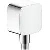 Bild von hansgrohe, Duscharmatur + Badewannenarmatur, FixFit Schlauchanschluss mit Rückflussverhinderer und Winkel (26457000)