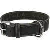 Bild von Trixie Rustic Fettleder-Halsband Heartbeat (M, Hund, Hundesport), Halsband + Leine