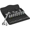 Bild von Wera, Ratsche, 8100 SA 10 Zyklop Metal-Knarrensatz (1/4")