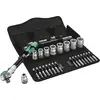 Bild von Wera, Steckschlüssel + Stecknuss, 8100 SB 6 Zyklop Speed-Knarrensatz (10 mm, 12 mm, 13 mm, 15 mm, 16 mm, 17 mm, 18 mm, 19 mm, 4 mm, 5 mm, 6 mm, 7 mm, 8 mm)