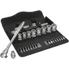 Bild von Wera, Steckschlüssel + Stecknuss, 8100 SB 8 Zyklop Metal-Knarrensatz (10 mm, 12 mm, 13 mm, 15 mm, 16 mm, 17 mm, 18 mm, 19 mm)