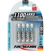 Bild von Ansmann Typ 1100 (4 Stk., AAA, 1050 mAh), Batterien + Akkus
