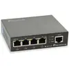 Bild von LevelOne Switch 5x GE GEP-0523 4xPoE (5 Ports), Netzwerk Switch, Schwarz