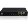 Bild von LevelOne Switch 10x GE GEP-1061 2xGSFP 8xPoE (10 Ports), Netzwerk Switch, Schwarz
