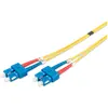 Bild von Digitus LWL Patchkabel SC zu SC OS2 Singlemode 09/125 m Duplex, Länge 1m (1 m), Netzwerkkabel