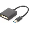 Bild von Digitus USB 3.0 zu (DVI), Data + Video Adapter, Schwarz