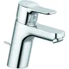 Bild von Kludi, Duscharmatur + Badewannenarmatur, PURE & EASY Waschtisch Armatur 70 mit Metallablaufgarnitur, chrom