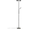 Bild von Reality, Stehlampe, R45741107 Palermo LED Stehleuchte 5W  28cm dimmbar Nickel Matt CCT einstellbare Lichtfarbe (2500 lm)