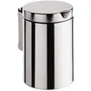 Bild von Emco Wandkosmetikeimer System 2 3l mit Deckel edelstahl 355300100, Abfalleimer, Silber