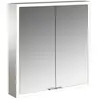 Bild von Emco, Spiegelschrank, prime Armoire de toilette avec éclairage, 600 mm, 2 portes, modèle apparent, 949706361, 949706361 (60 x 16.70 x 70 cm)