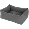 Bild von Kerbl Kuschelbett Lucca grau, 85x110 cm (Hund, Katze), Hundebett + Katzenbett