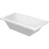 Bild von Duravit, Badewanne, Rechteck-Badewanne STARCK X 1800x900mm, 2 Rückenschrägen weiss (252 l, 180 cm, 90 cm)