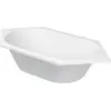 Bild von Duravit, Badewanne, Sechseckbadewanne D-Code 90 x 190 cm weiss glatt 700138000000000 (140 l, 190 cm, 90 cm)