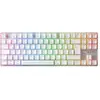 Bild von Cherry XTRFY MX 8.2 Pro TMR Wireless G8E-3885 weiss (DE, Kabelgebunden, Kabellos), Tastatur, Weiss, Silber