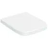 Bild von Geberit, WC Deckel, WC-Sitz RENOVA PLAN eck. Dsg m Absenkauto Quick-Release weiss