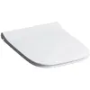Bild von Geberit, WC Deckel, WC-Sitz Smyle Square schmales Design weiss mit Absenkautomatik 500688011