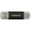 Bild von Intenso Twist Line (256 GB, USB-A, USB-C), USB Stick, Silber, Grau