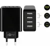 Bild von Goobay 4-fach Ladegerät (30 W, 4 Ports), USB Ladegerät, Schwarz
