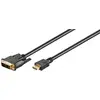 Bild von Goobay DVI   HDMI (Typ A) (1.50 m), Videokabel, Schwarz