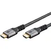 Bild von Goobay High-Speed-HDMI-Kabel mit Ethernet, 1 m, Sharkskin Grey (1 m), Videokabel, Grau