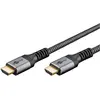 Bild von Goobay HDMI   HDMI (3 m), Videokabel, Schwarz, Grau, Silber