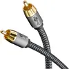 Bild von Goobay Mono-Cinchkabel, 2 m, Sharkskin Grey (2 m, Cinch Kabel), Audiokabel