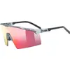 Bild von Uvex, Unisex, Sportbrille, flowline (smoke matt, Mirror Red), Grau